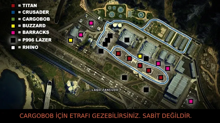 GTA V Askeri Üs Araçları