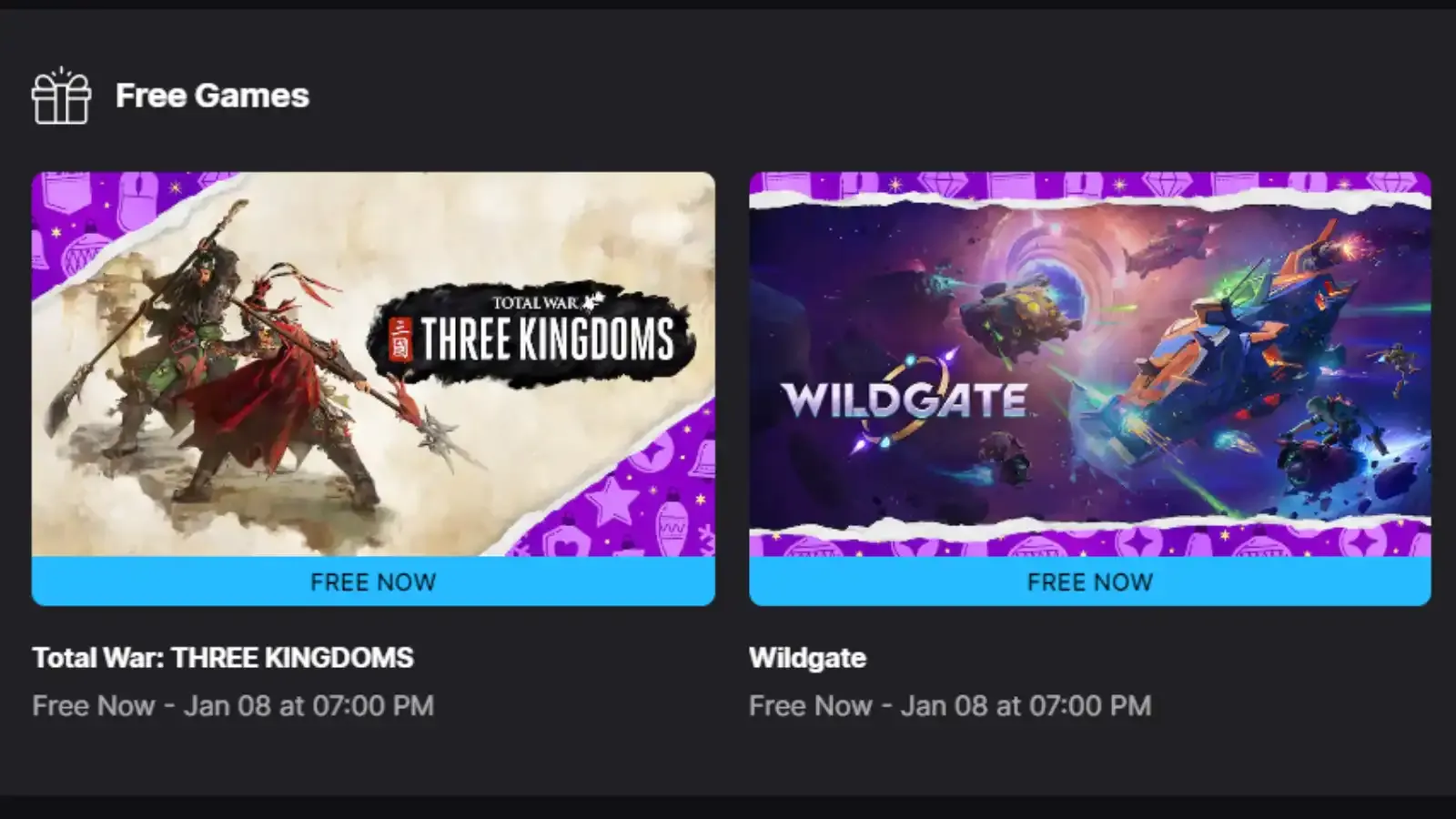 Epic Games Store Haftanın Ücretsiz Oyunları: 1 Ocak 2026