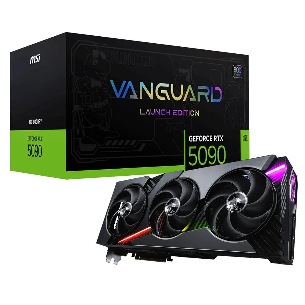 MSI GeForce RTX 5090 Vanguard SOC Launch