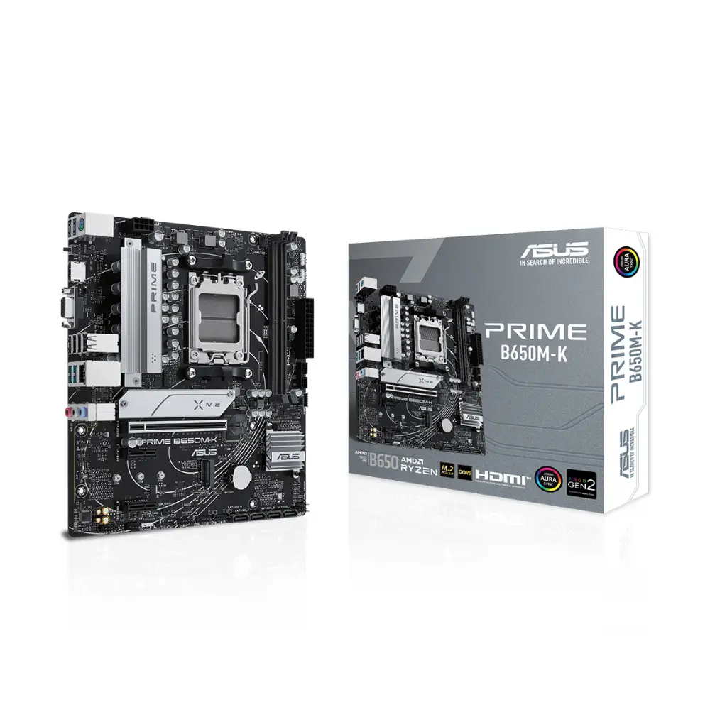 Asus Prime B650M-K AM5 (LGA 1718) Soket