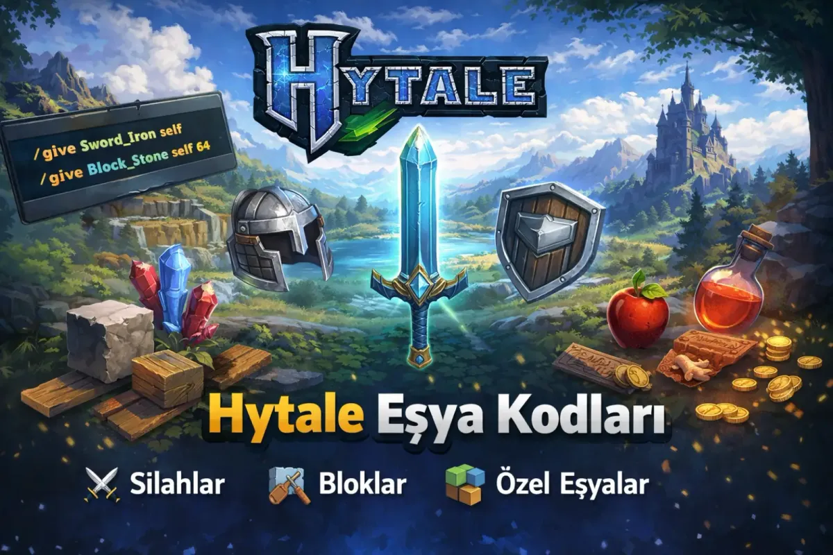 Hytale Esya Kodlari