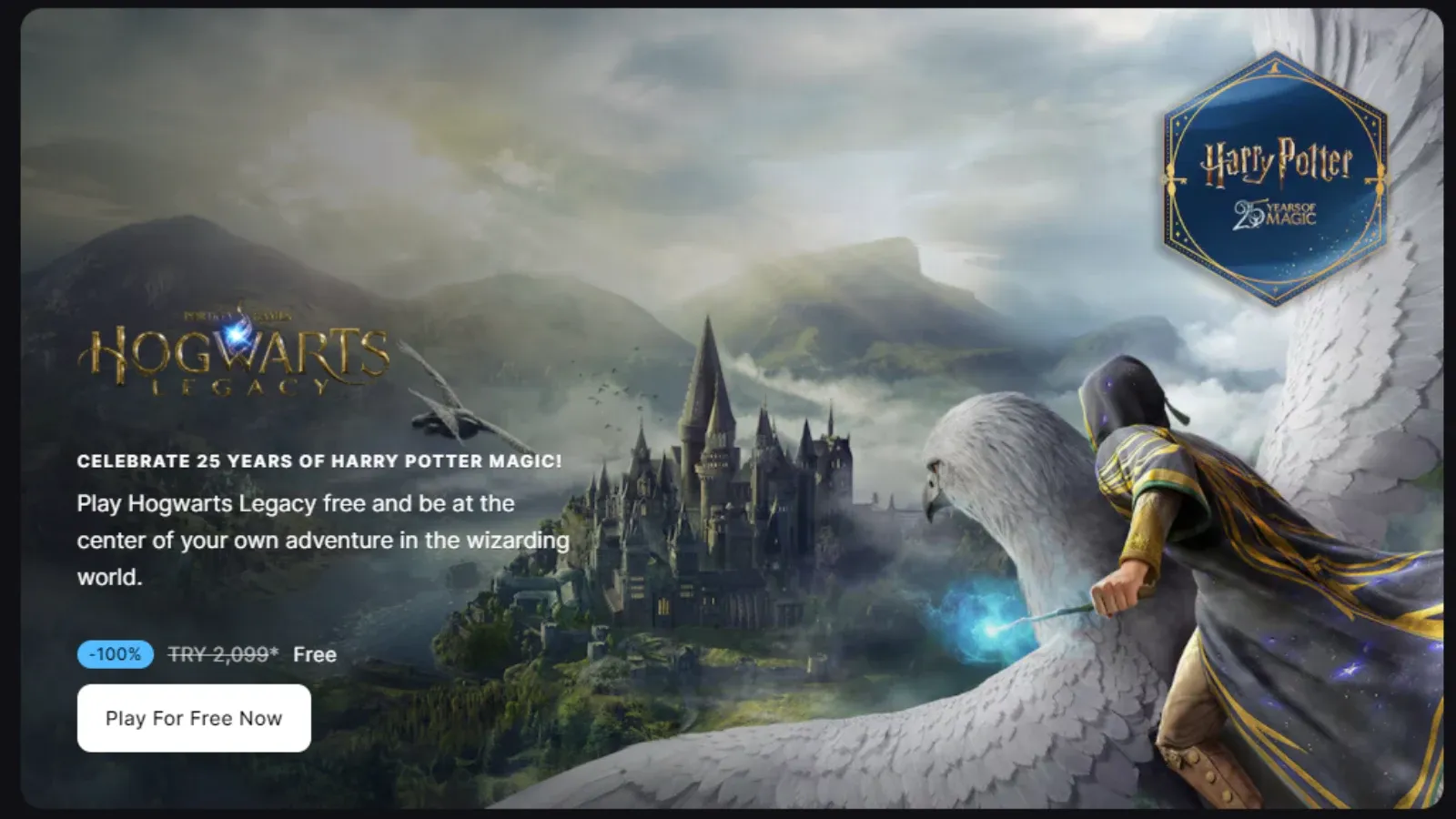 Hogwarts Legacy Epic Games Bedava