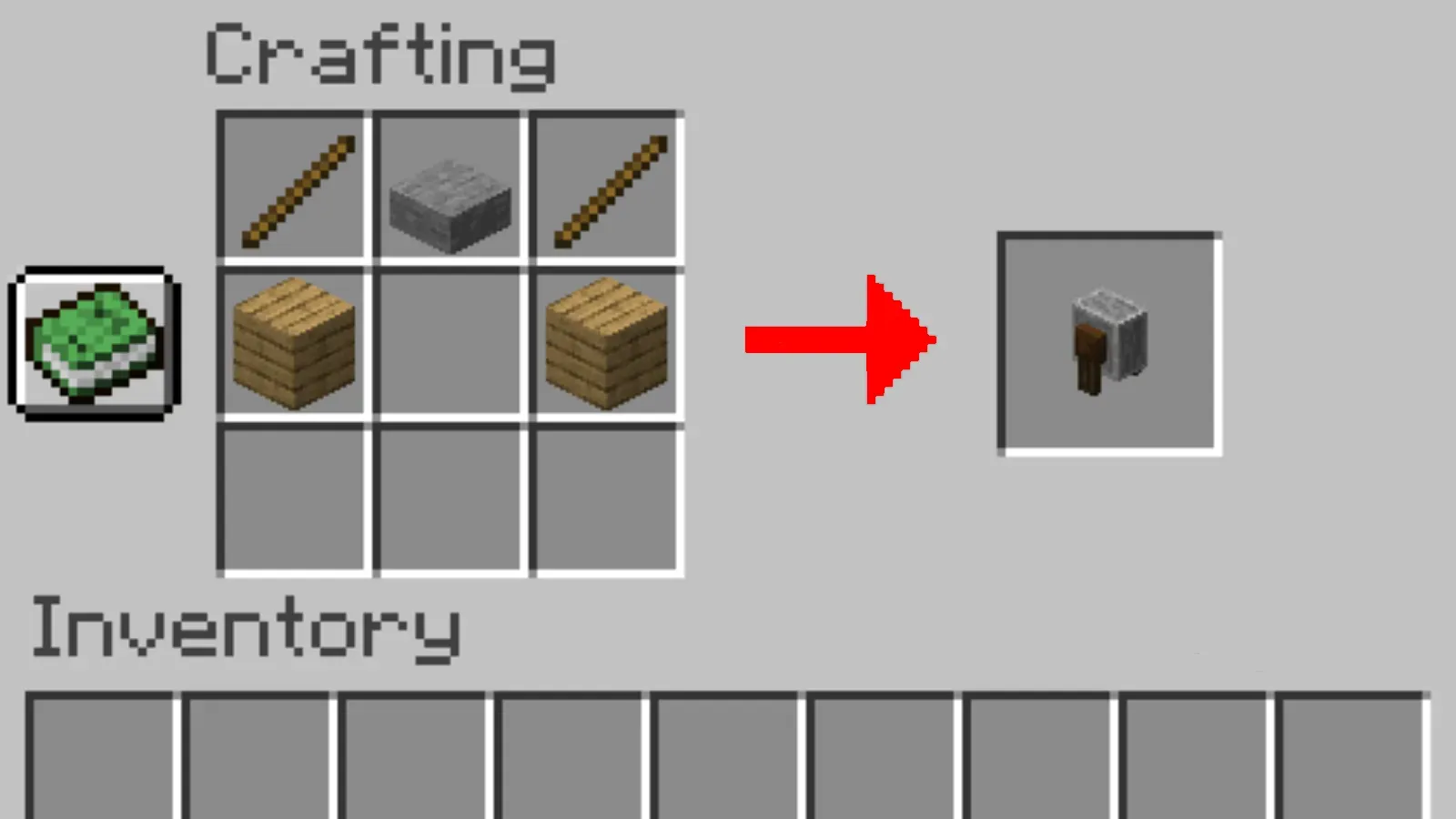 Minecraft Bileme Taşı Yapımı Görseli