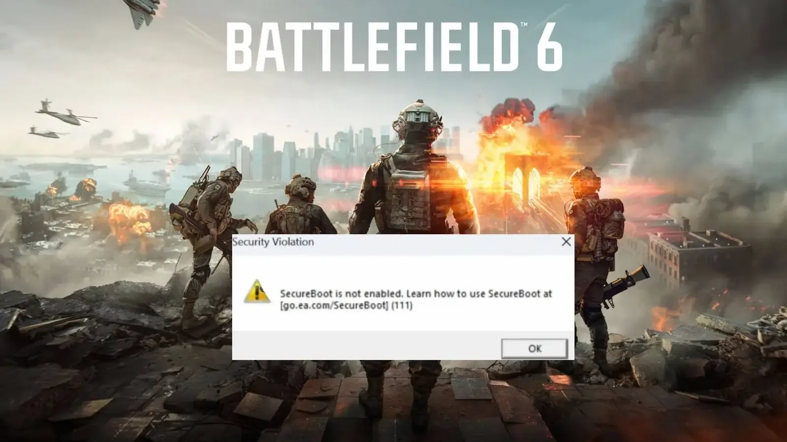Battlefield 6 Secure Boot Hatası Çözümü